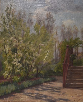 Lot 85 - Charles-Jean Agard (1866-1950) The Garden Steps