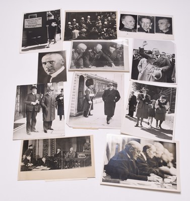 Lot Press Photographs - German War Crimes, Trials and High Ranking Nazis