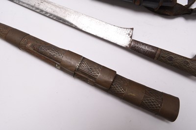 Lot 230 - Second World War kukri knife presented to RSM Copestake, with an Indian Pesh-Kabz