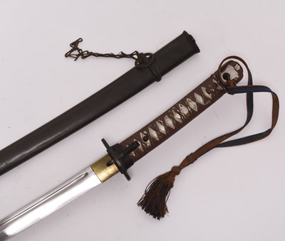 Lot 188 - A Second World War Imperial Japanese NCO shin-gunto sword