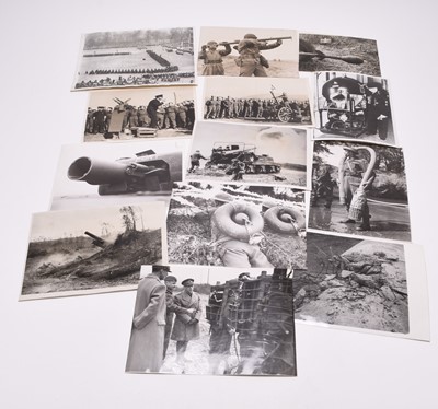 Lot 62 - Press Photography - Second World War weapons and equipment