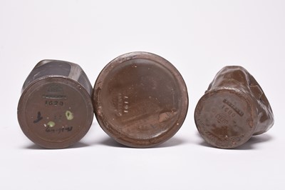 Lot 47 - Seven Bretby Art pottery vases, circa 1900