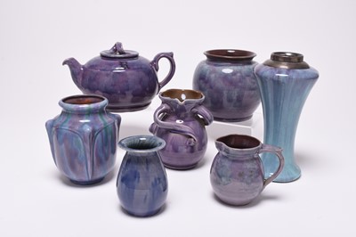 Lot 49 - A collection of British art pottery, principally William Baron of Barnstaple