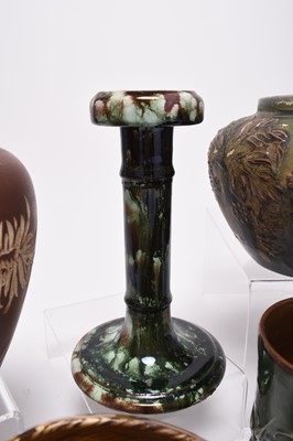 Lot 59 - A collection of British art pottery, late 19th and early 20th century