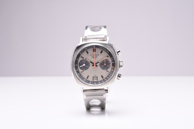 Lot Heuer: A gentleman's stainless steel Camaro chronograph wristwatch