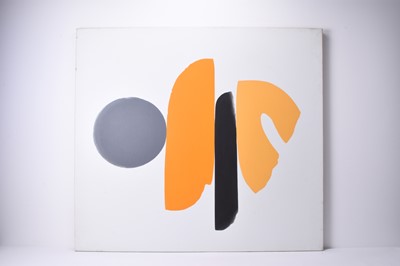 Lot 2 - Bernard Farmer (1919-2002) Abstract in Yellow, Grey and Black
