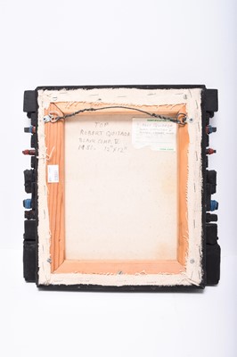 Lot 144 - Robert Quijada (American 1935-2015) Black Composition V