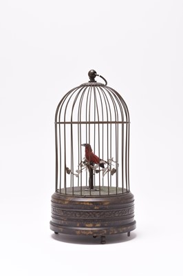 Lot 207 - A 20th century birdcage automaton