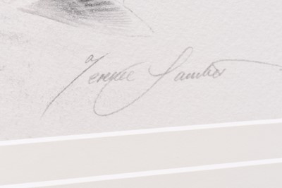 Lot 270 - Terence Lambert (b.1951) Two Salmon Drawings
