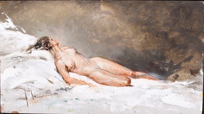 Lot 159 - Ignacio Trelis (Spanish Contemporary b.1960) Reclining Nude