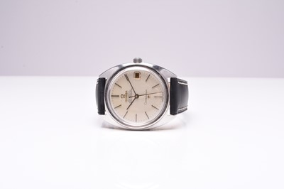 Lot 101 - Omega: A gentleman's stainless steel Constellation wristwatch