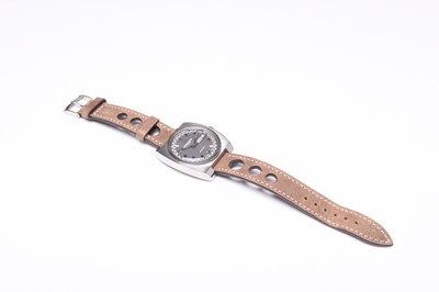 Lot 92 - Jaeger LeCoultre: A stainless steel Club wristwatch