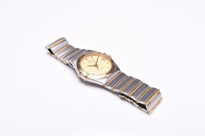 Lot 93 - Omega: A mid-sized bi-colour Constellation bracelet watch
