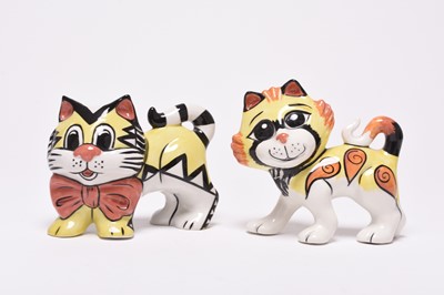 Lot 145 - Two limited edition Lorna Bailey cats, 'Romeo' and 'Beau'