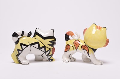 Lot 145 - Two limited edition Lorna Bailey cats, 'Romeo' and 'Beau'