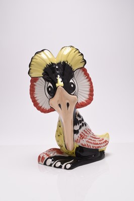 Lot 150 - Lorna Bailey grotesque bird model of 'Gary the Grebe'