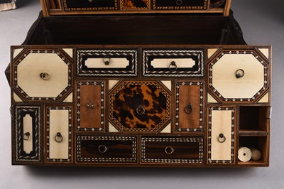 Lot 264 - A large Anglo-Indian coromandel work box, Sri Lanka, 19th century