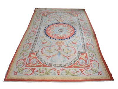 Lot 413 - An Aubusson pattern carpet, Wilton
