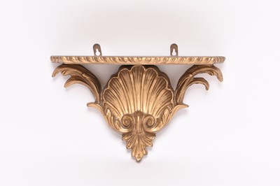 Lot 192 - Four giltwood wall brackets