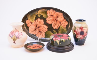 Lot 184 - A group of Moorcroft pottery