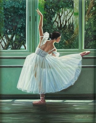 Lot 297 - Johnny Gaston (b.1955) Pair of Ballerina Studies