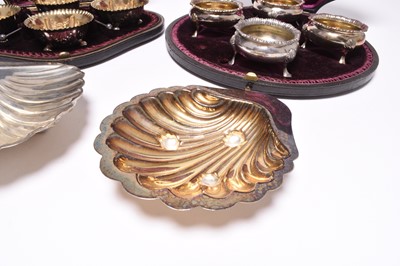 Lot 135 - Two cased sets of salts and two butter dishes