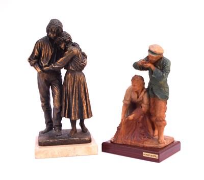 Lot 254 - After Josep Bofill (b.1942), two cast resin figures