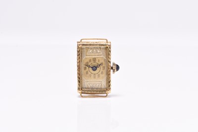 Lot 472 - Denis: A lady's 18ct gold wristwatch