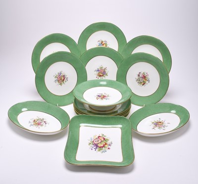 Lot 188 - Wedgwood bone china dessert service, mid-20th century