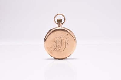 Lot 436 - A 9ct gold open face pocket watch