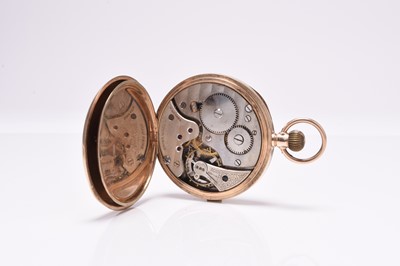 Lot 436 - A 9ct gold open face pocket watch