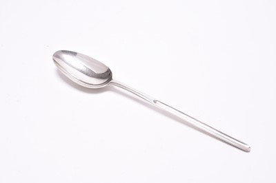 Lot 143 - A George II silver marrow spoon