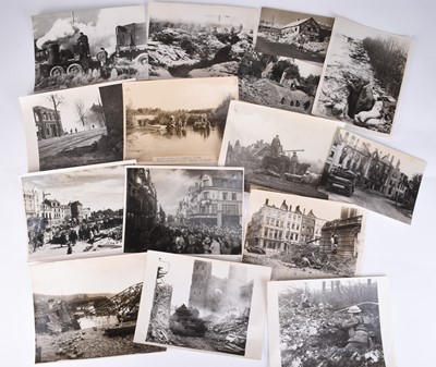 Lot 9 - PRESS PHOTOGRAPHY - Germany, Belgian and Holland Campaigns, WW2.