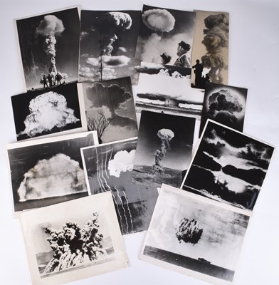 Lot 10 - PRESS PHOTOGRAPHY - Atomic Bombs, circa 1950s-60s