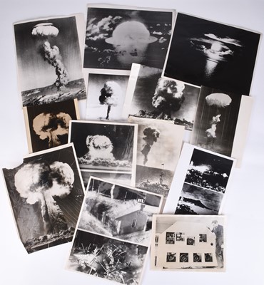 Lot 10 - PRESS PHOTOGRAPHY - Atomic Bombs, circa 1950s-60s