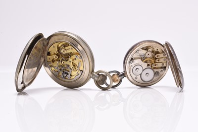 Lot 440 - Smith & Son: A Chronoscope open face chronograph timer and a silver open face pocket watch