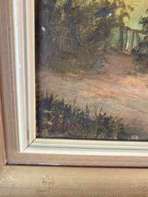 Lot 428 - William Henry Earp (1831/3 - 1914) Sheep Grazing near an Upland Stream and a further landscape