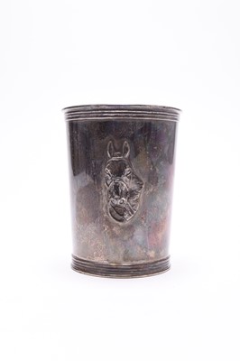 Lot 78 - A white metal beaker