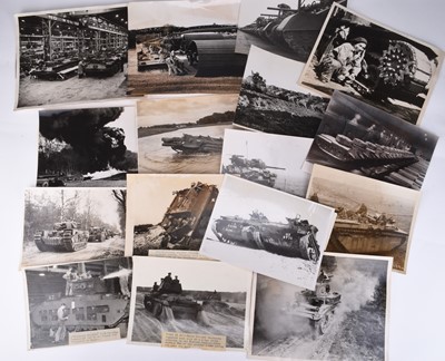 Lot 14 - PRESS PHOTOGRAPHY. Tanks, Armoured Vehicles, Mechanised Transport