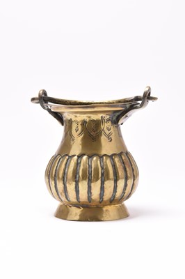 Lot 227 - A 17th century brass Holy Water stoup, Northern European