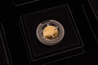 Lot 273 - London Mint "Fabula Aurum". A cased set of 12 pure 24 carat gold coins