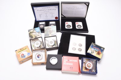 Lot 264 - A large collection of UK Royal Mint - silver proof £5, £2, and 50p pieces