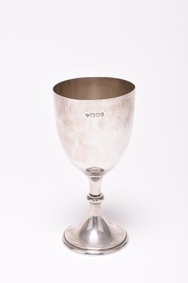 Lot 75 - Military silver trophy cup with inscription to 6th (Light) Regiment, Royal Artillery