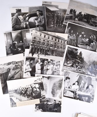 Lot 22 - PRESS PHOTOGRAPHY. Second World War - YMCA, NAAFI, Salvation Army