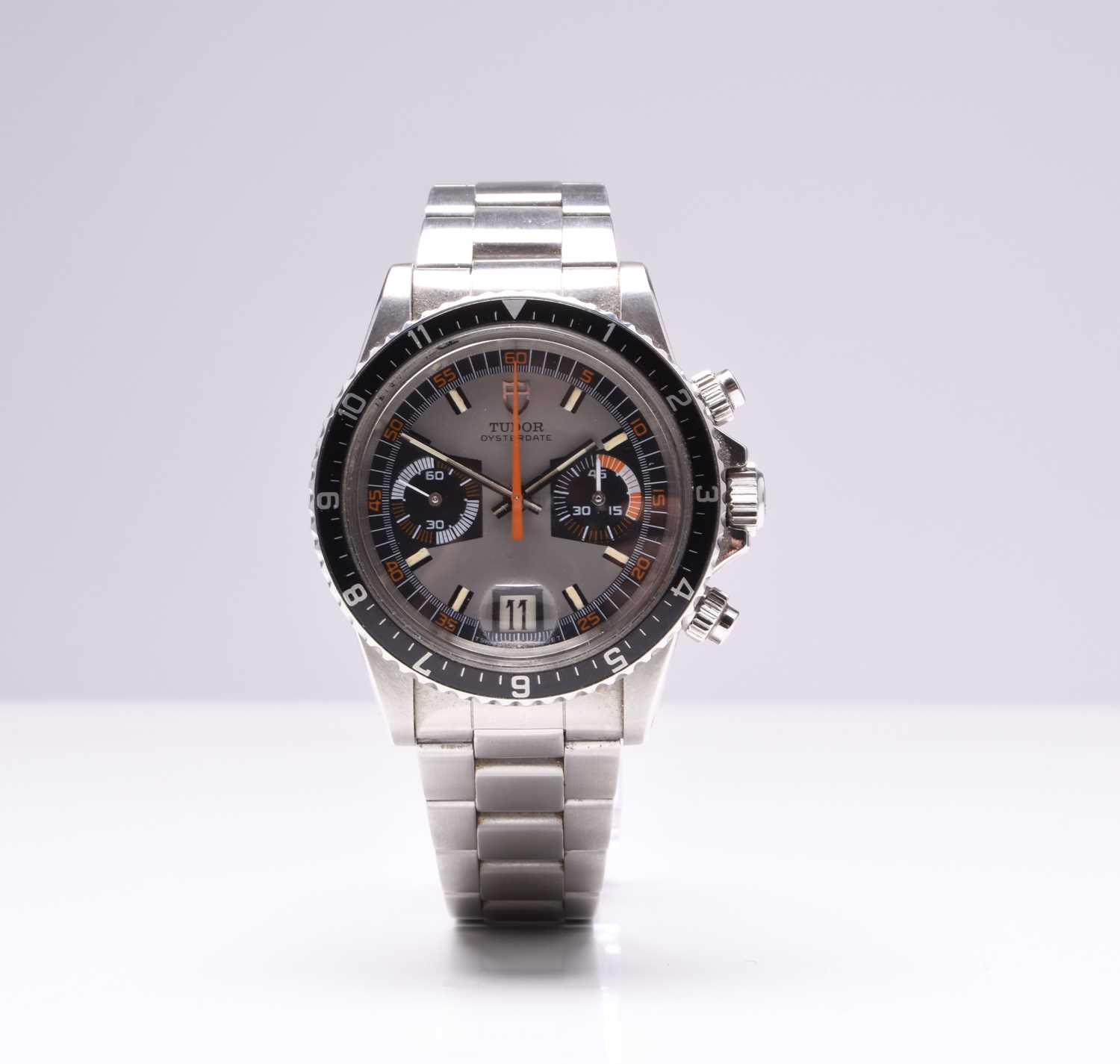 Lot 76 - Tudor: A gentleman's stainless steel Oysterdate 'Monte Carlo' chronograph bracelet watch