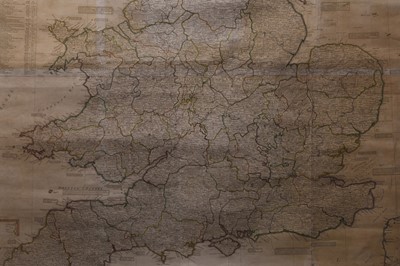 Lot 111 - KITCHIN, Thomas. Very large map of England and Wales, 1794