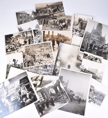 Lot 26 - PRESS PHOTOGRAPHY. Coventry Blitz and other UK air raid damage