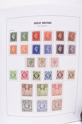 Lot 317 - Great Britain 1840-1970 collection housed in Davo pre-printed album;almost complete per the Davo listing