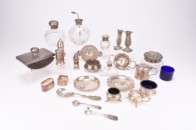 Lot 94 - A collection of silver wares