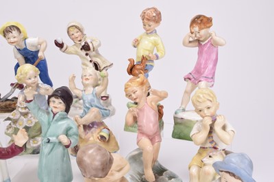 Lot 97 - Royal Worcester sets of the Days of the Week and Months of the Year